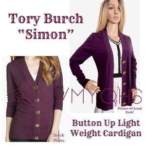 TORY BURCH Simone Cardigan Sweater